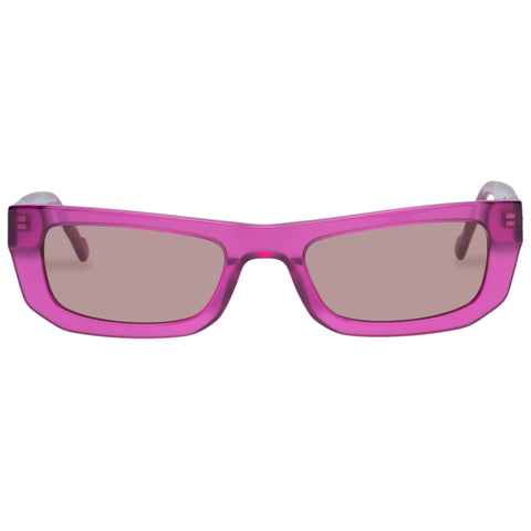 Le Specs Uni-sex Bio-bot Pink D-frame Sunglasses