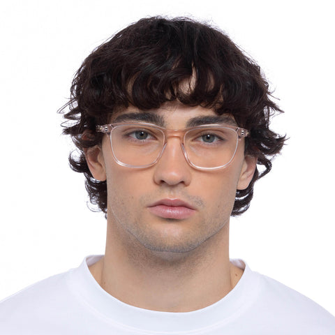 Le Specs Uni-sex Bio-bueno Beige D-frame Optical Frames