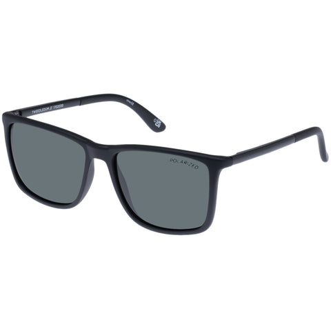 Le Specs Male Tweedledum Black D-frame Sunglasses