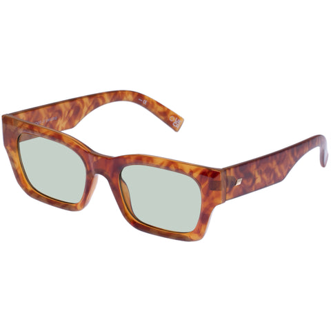 Le Specs Uni-sex Shmood Tort Rectangle Sunglasses