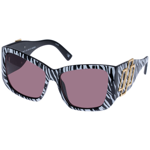 Le Specs Uni-sex Primal Instinct Pattern Square Sunglasses