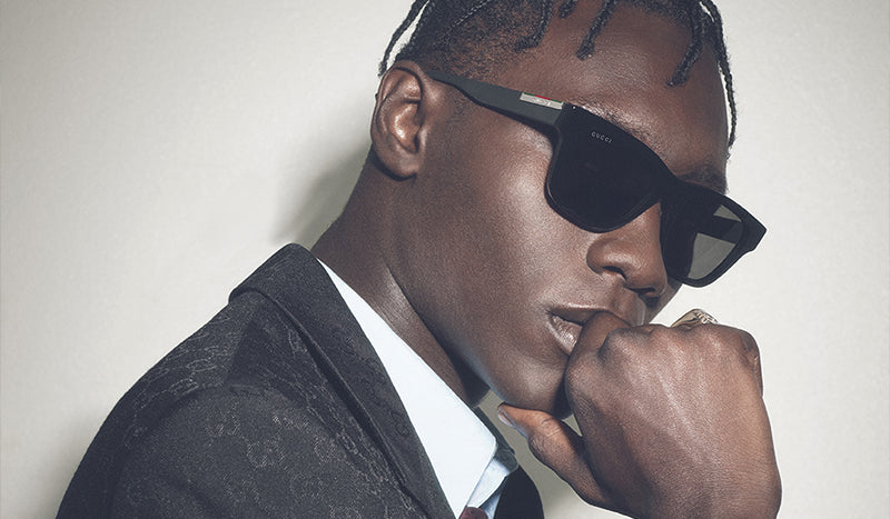 Gucci Gg1887s Black Male Rectangle Sunglasses | Eyewear Index