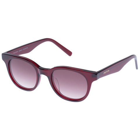Oroton Female Fallon B Burgundy D-frame Sunglasses