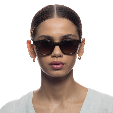 Oroton Female Fallon B Khaki D-frame Sunglasses