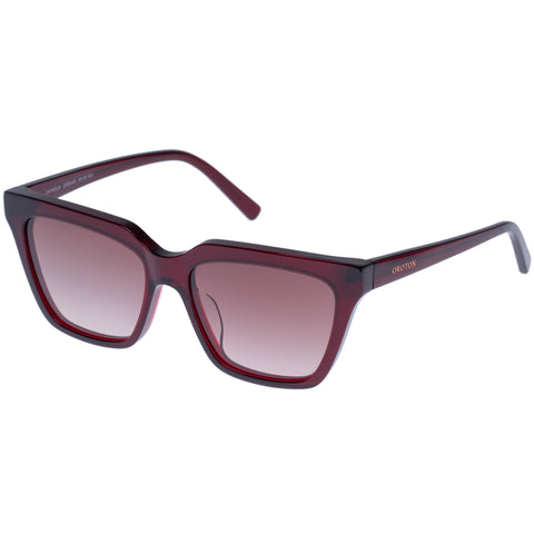 Oroton Female Jaymes B Burgundy D-frame Sunglasses