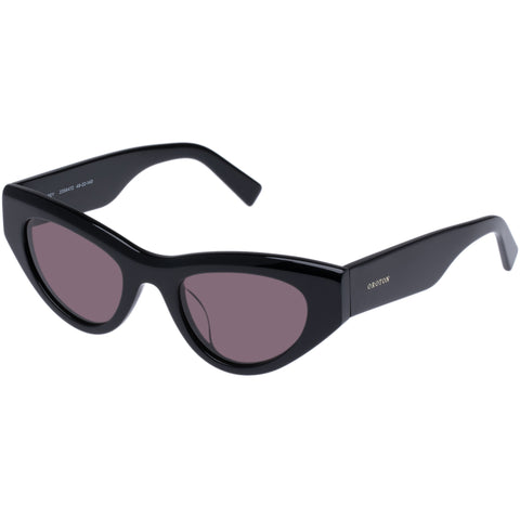 Oroton Female Rey Black Cat-eye Sunglasses