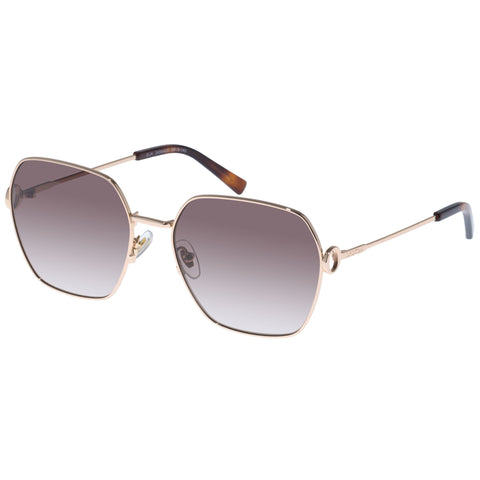 Oroton Female Elm Gold Square Sunglasses