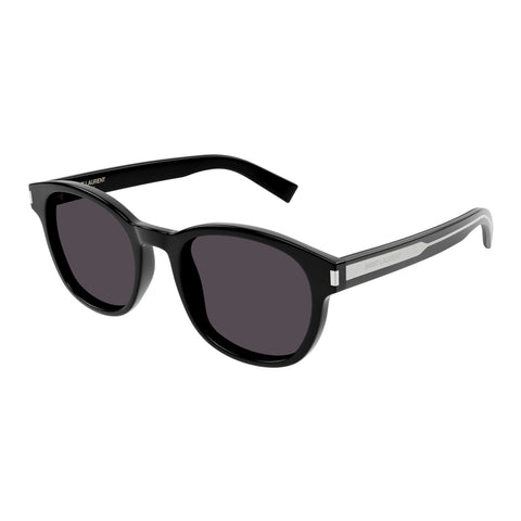 Saint Laurent Uni-sex Sl620 Black Round Sunglasses