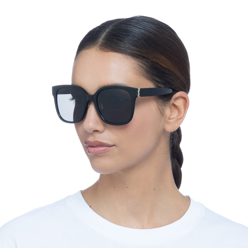 Saint Laurent Women's Slm105f Black Cat-eye Sunglasses | Eyewear Index