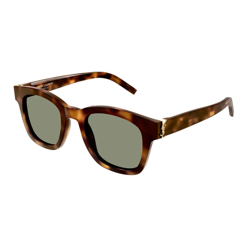 Saint Laurent Uni-sex Slm124 Tort Rectangle Sunglasses
