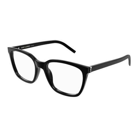 Saint Laurent Uni-sex Slm129 Black Rectangle Optical Frames