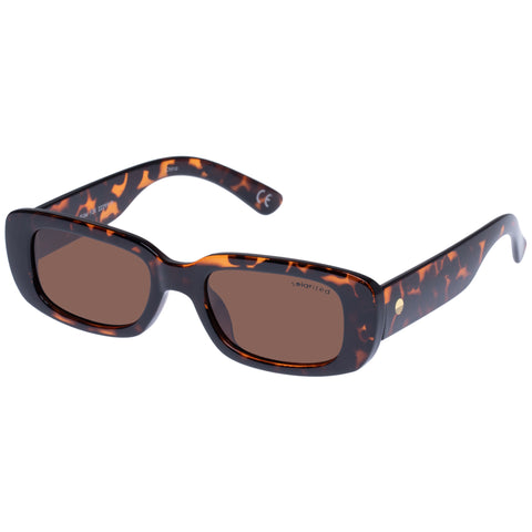 Solarized Uni-sex Slim Y2k Tort Rectangle Sunglasses