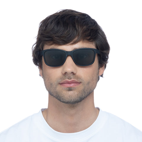 Solarized Male Active Classic Black D-frame Sunglasses