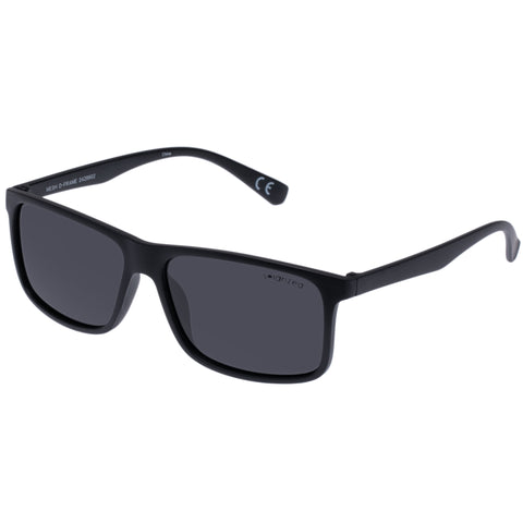 Solarized Male Mesh D-frame Black D-frame Sunglasses