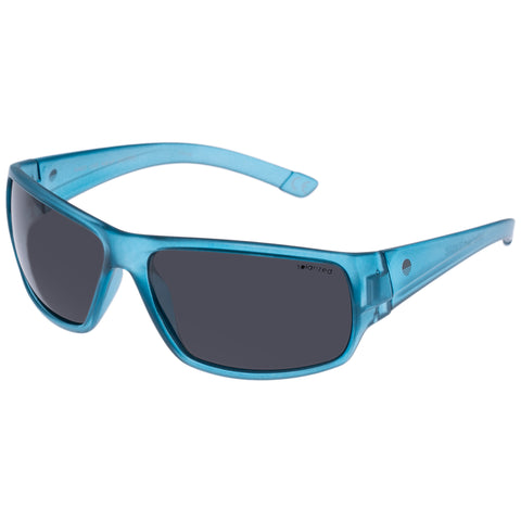 Solarized Male Hard Line Wrap Blue Wrap Sunglasses