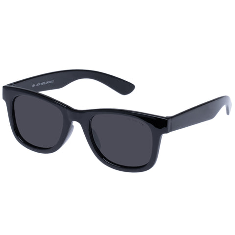 Cancer Council Male Sea Lion Kids Black D-frame Sunglasses