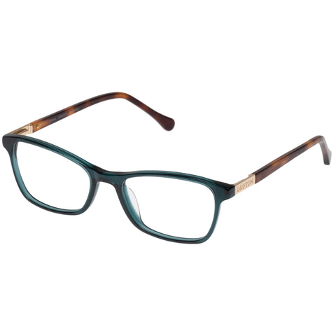 Oroton Emma Loden Green Tort Female D-Frame Optical Frames | Eyewear Index