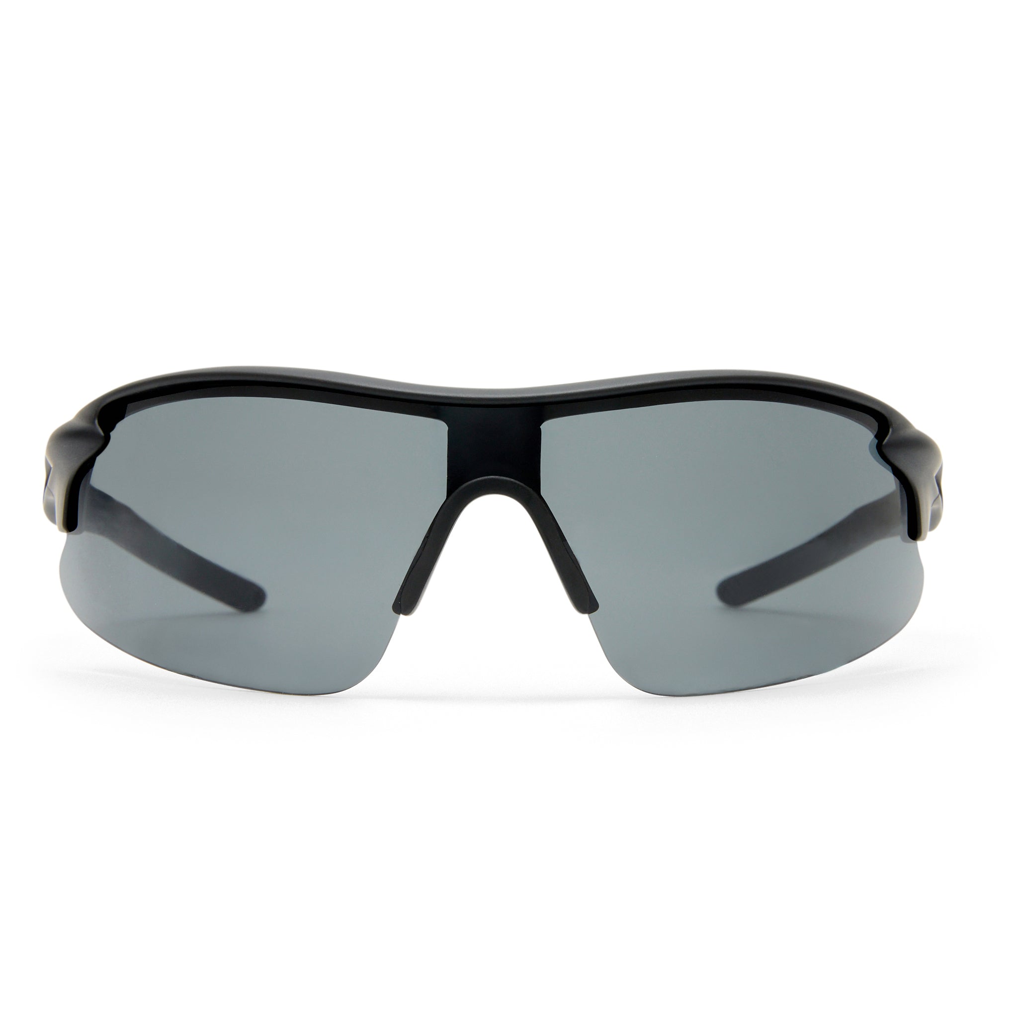 Mambo Undertow Matte Black Uni-Sex Wrap Sunglasses | Eyewear Index