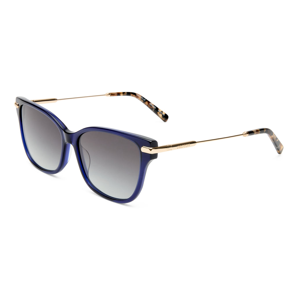 Oroton Mariselle Navy Female Cat-Eye Sunglasses | Eyewear Index