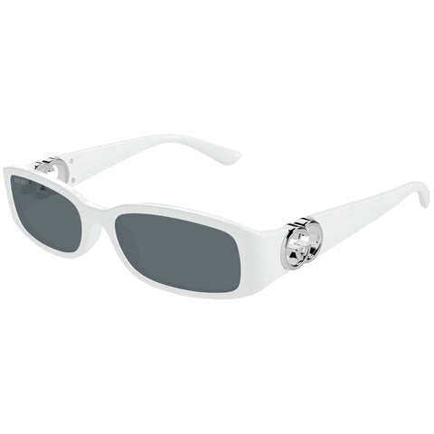 Gucci Gg1661s White Female Rectangle Sunglasses | Eyewear Index