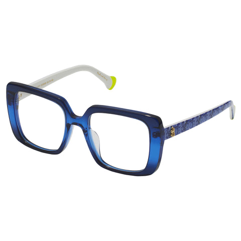 Camilla Surf To The City Blue Grad Positano Print Female Rectangle Optical Frames | Eyewear Index