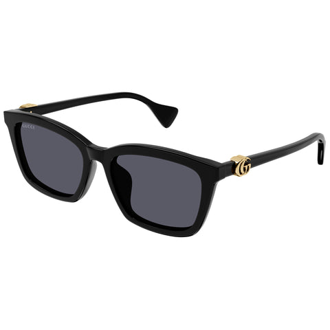 Gucci Gg1596sk Black Female Rectangle Sunglasses | Eyewear Index