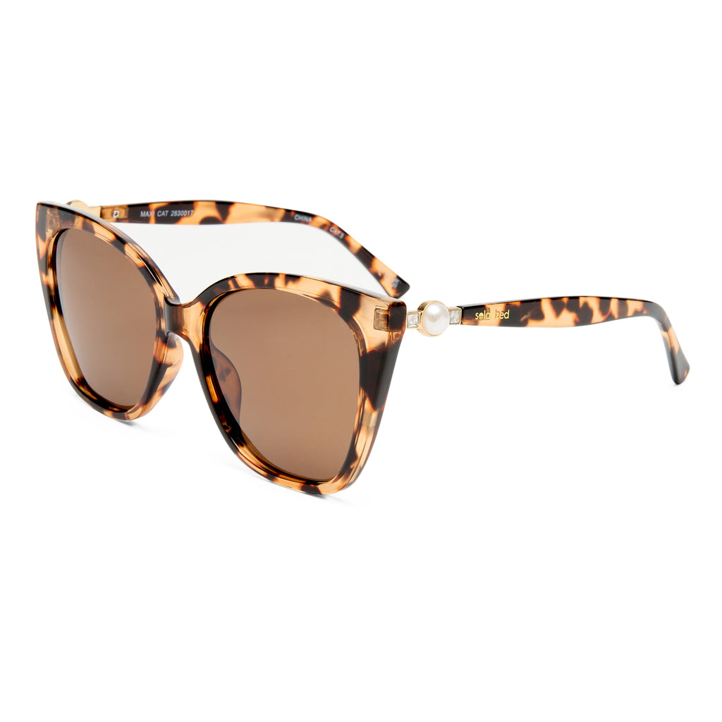 Solarized Maxi Cat Cookie Tort Female Cat-Eye Sunglasses | Eyewear Index