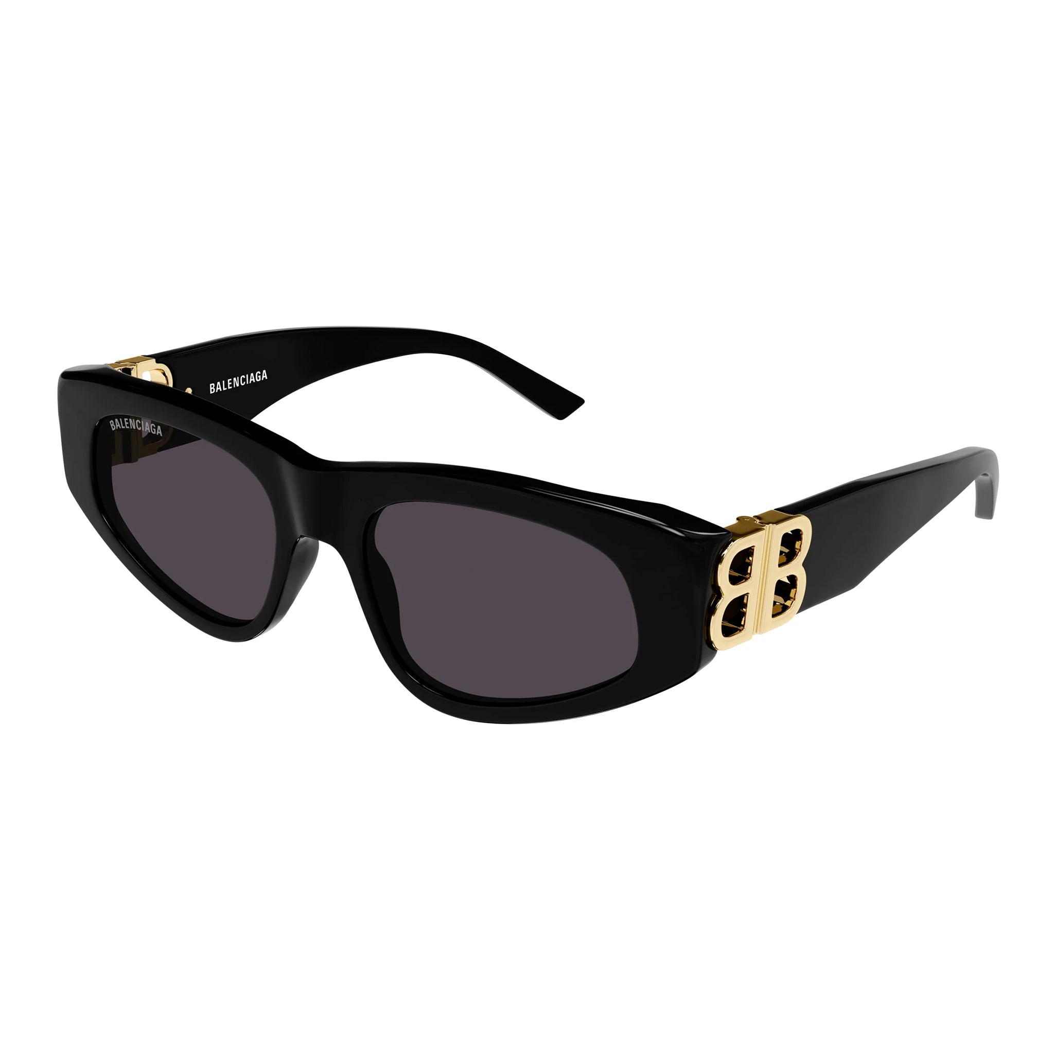 Balenciaga Bb0095s Black Female Cat-Eye Sunglasses | Eyewear Index