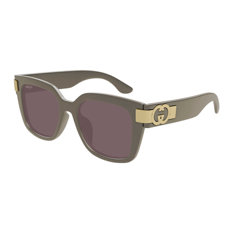 Gucci Gg1690sk Grey Female Rectangle Sunglasses | Eyewear Index