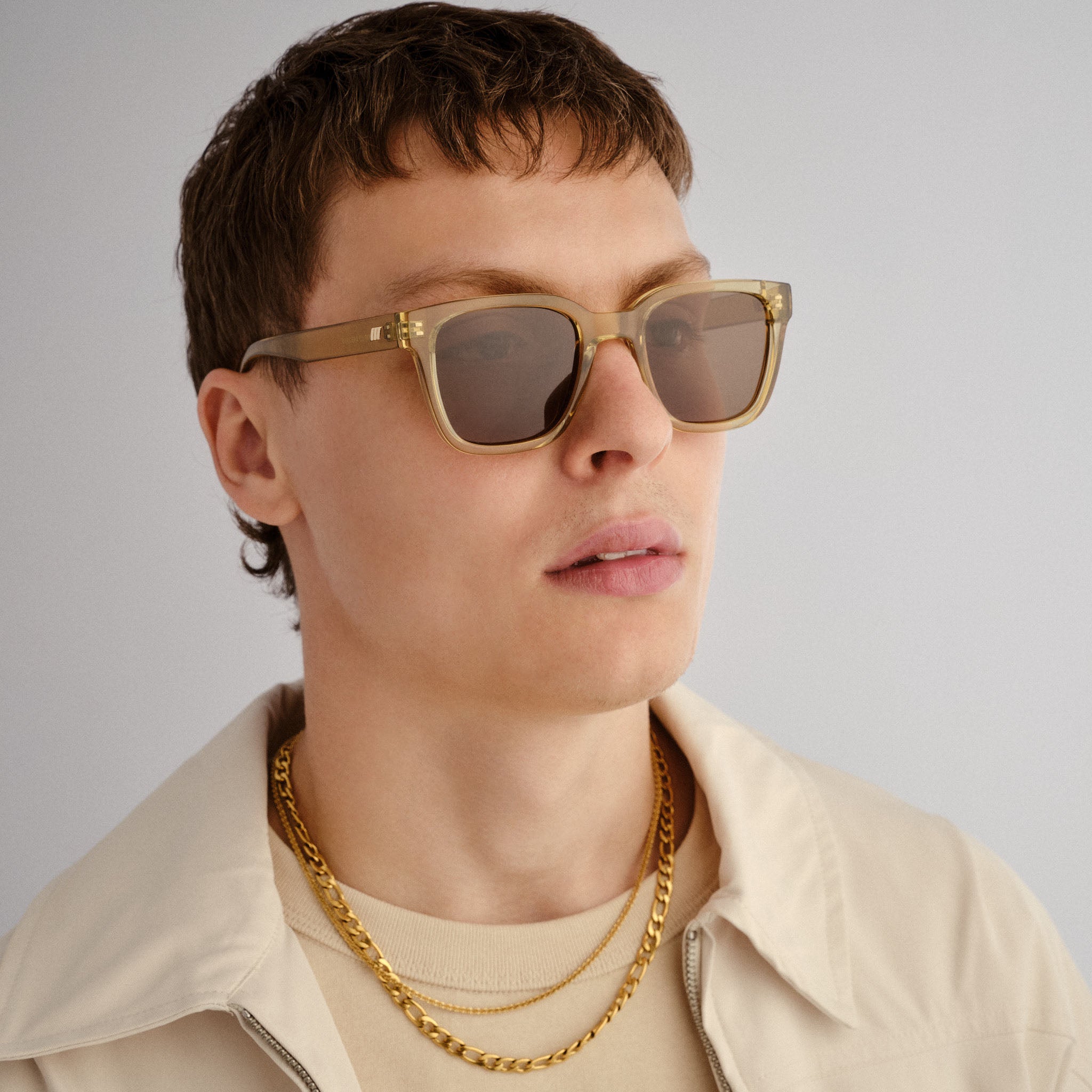Le Specs Elixir Whiskey Uni-Sex Square Sunglasses | Eyewear Index