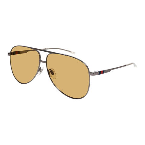 Gucci Gg1677s Ruthenium Male Navigator Sunglasses | Eyewear Index