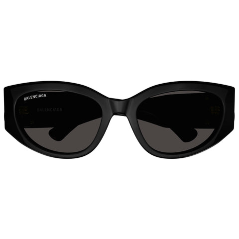 Balenciaga Bb0324sk Black Female Round Sunglasses | Eyewear Index