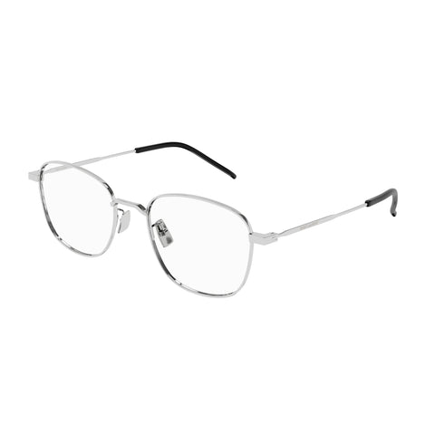 Saint Laurent Sl492k Silver Uni-Sex Round Optical Frames | Eyewear Index