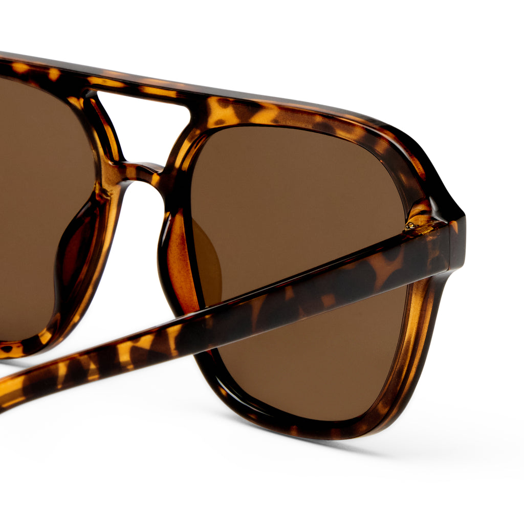 Village Indie Tort Male Aviator Sunglasses | Eyewear Index