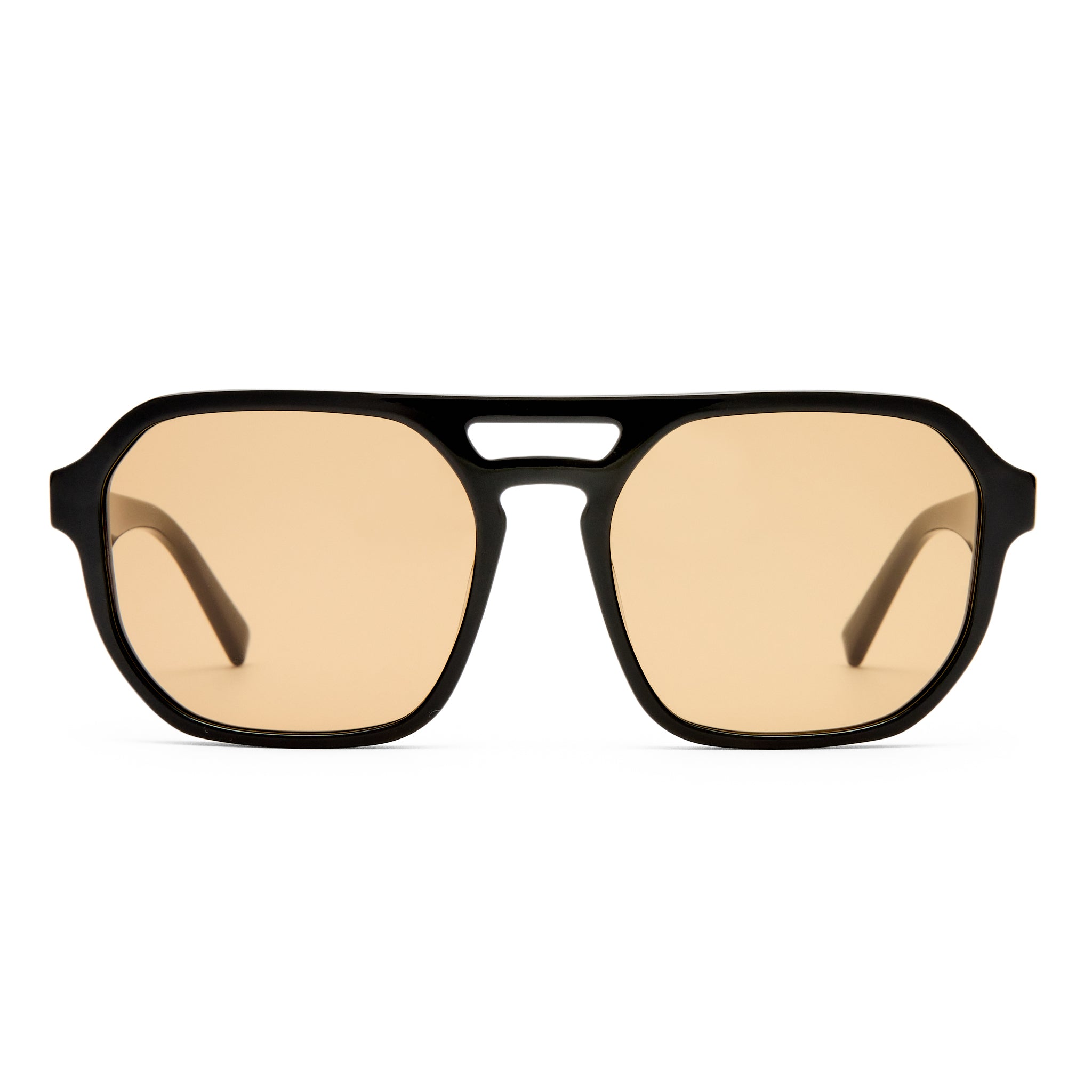 Oroton Sailor Black Female Aviator Sunglasses | Eyewear Index