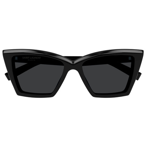 Saint Laurent Sl657 Black Female Cat-Eye Sunglasses | Eyewear Index