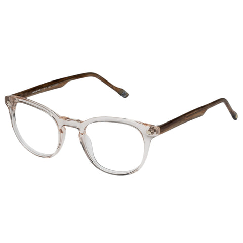 Le Specs La Play 48 Sand Maple Bark Female Round Optical Frames | Eyewear Index