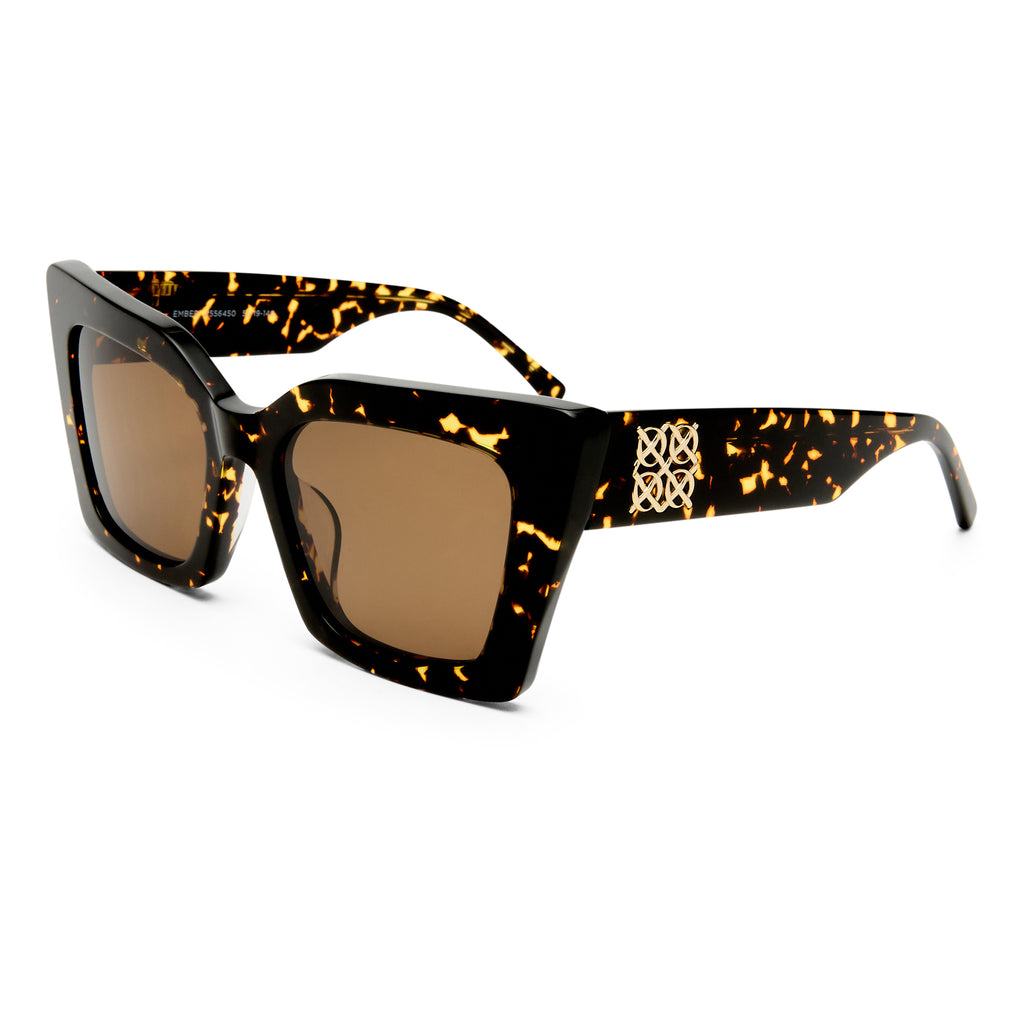 Oroton Ember Neue Tort Female Cat-Eye Sunglasses | Eyewear Index