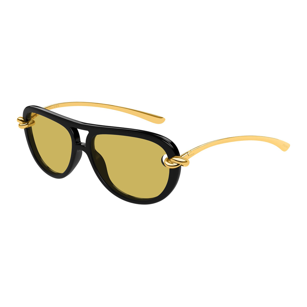 Bottega Veneta Bv1418s Black Female Aviator Sunglasses | Eyewear Index