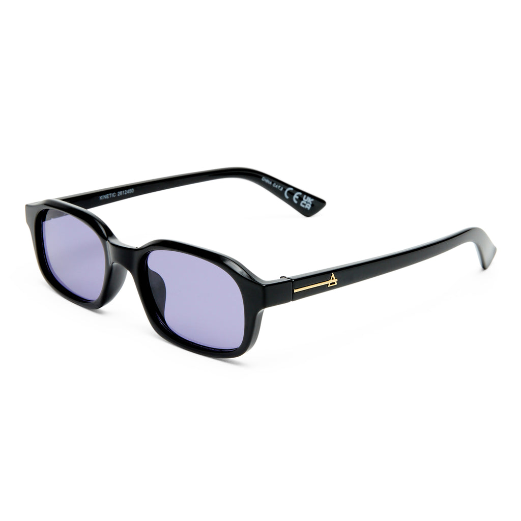 Aire Kinetic Black Uni-Sex Rectangle Sunglasses | Eyewear Index