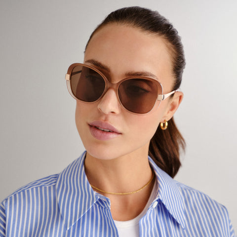 Cancer Council Anna Bay Blush Female Oval Sunglasses | Eyewear Index