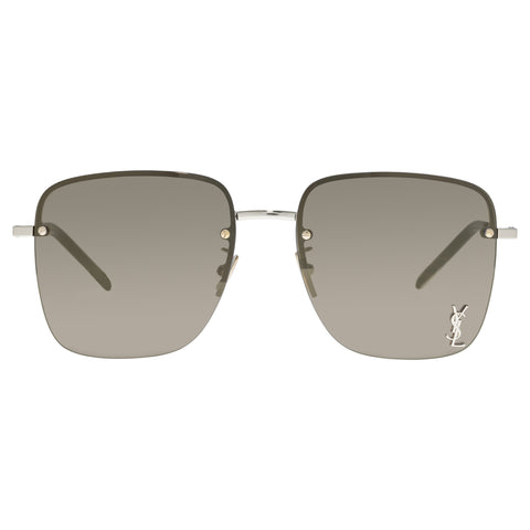 Saint Laurent Sl312m Gold Female Square Sunglasses | Eyewear Index