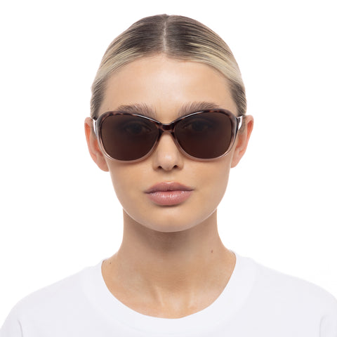 Cancer Council Waitara Milky Tort Grad Female Wrap Sunglasses | Eyewear Index