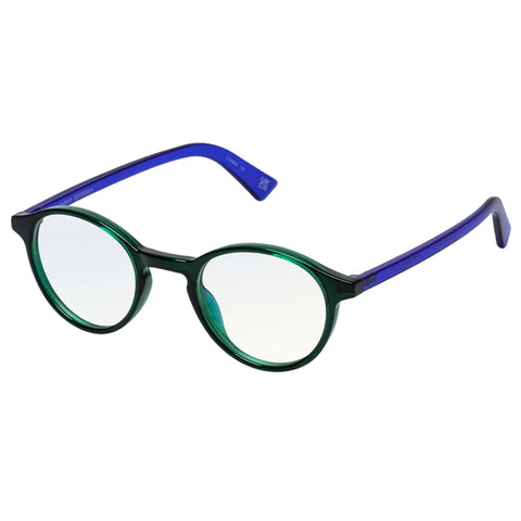 The Book Club So Rando Green Uni-Sex Round Readers | Eyewear Index