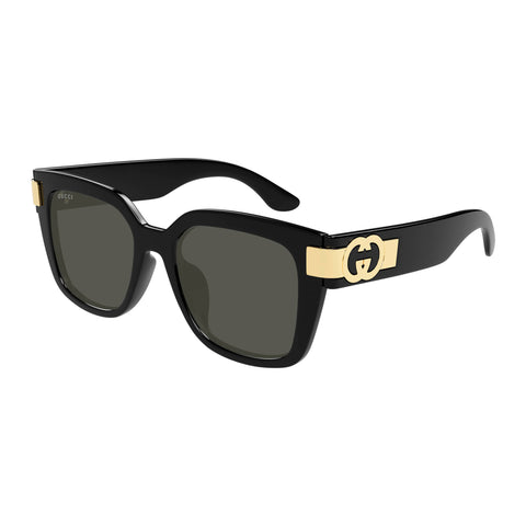 Gucci Gg1690sk Black Female Rectangle Sunglasses | Eyewear Index