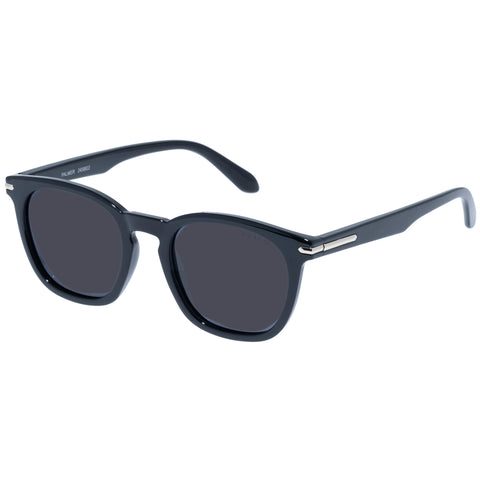 Cancer Council Palmer Black Silver Uni-Sex Round Sunglasses | Eyewear Index