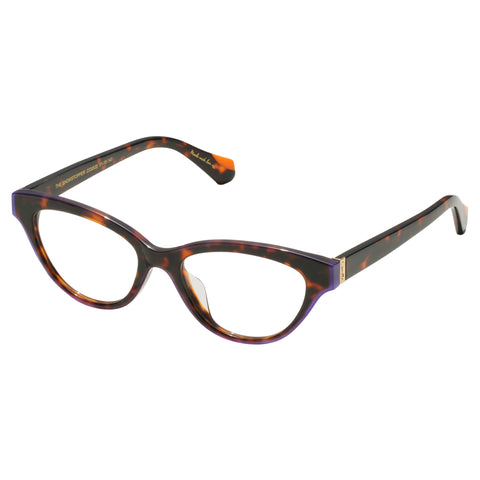 Camilla The Showstopper Dark Tort Violet Female Cat-Eye Optical Frames | Eyewear Index