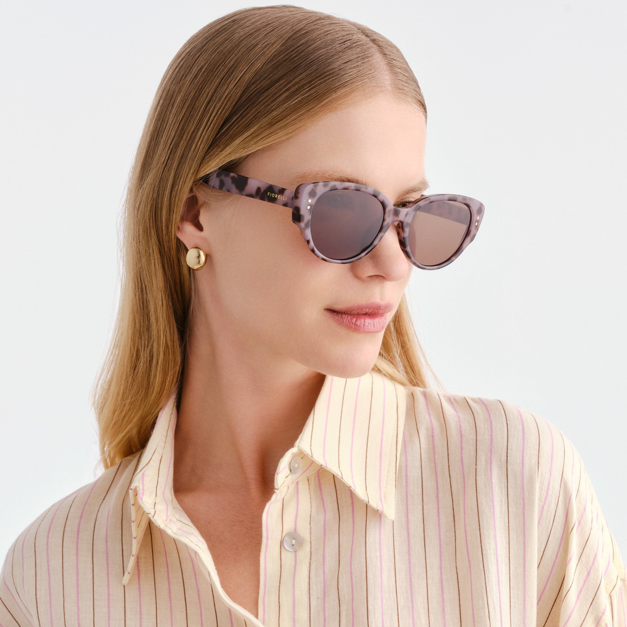 Fiorelli Calista Cookie Tort Female Cat-Eye Sunglasses | Eyewear Index