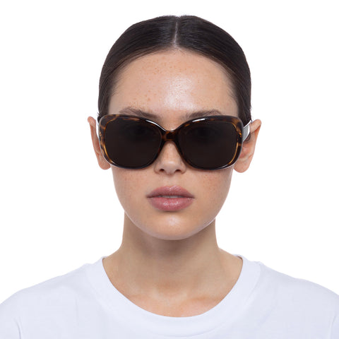 Cancer Council Westonia Khaki Tort Female Square Sunglasses | Eyewear Index