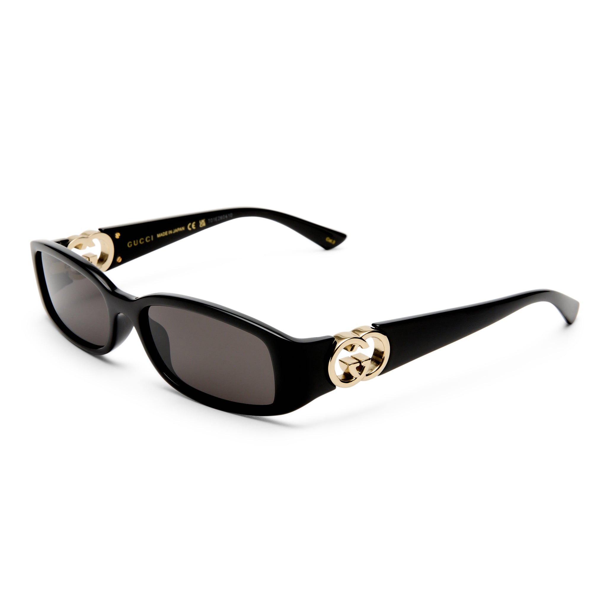 Gucci Gg1661s Black Female Rectangle Sunglasses | Eyewear Index
